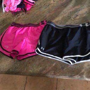 Under armour running shorts bundle sz xs